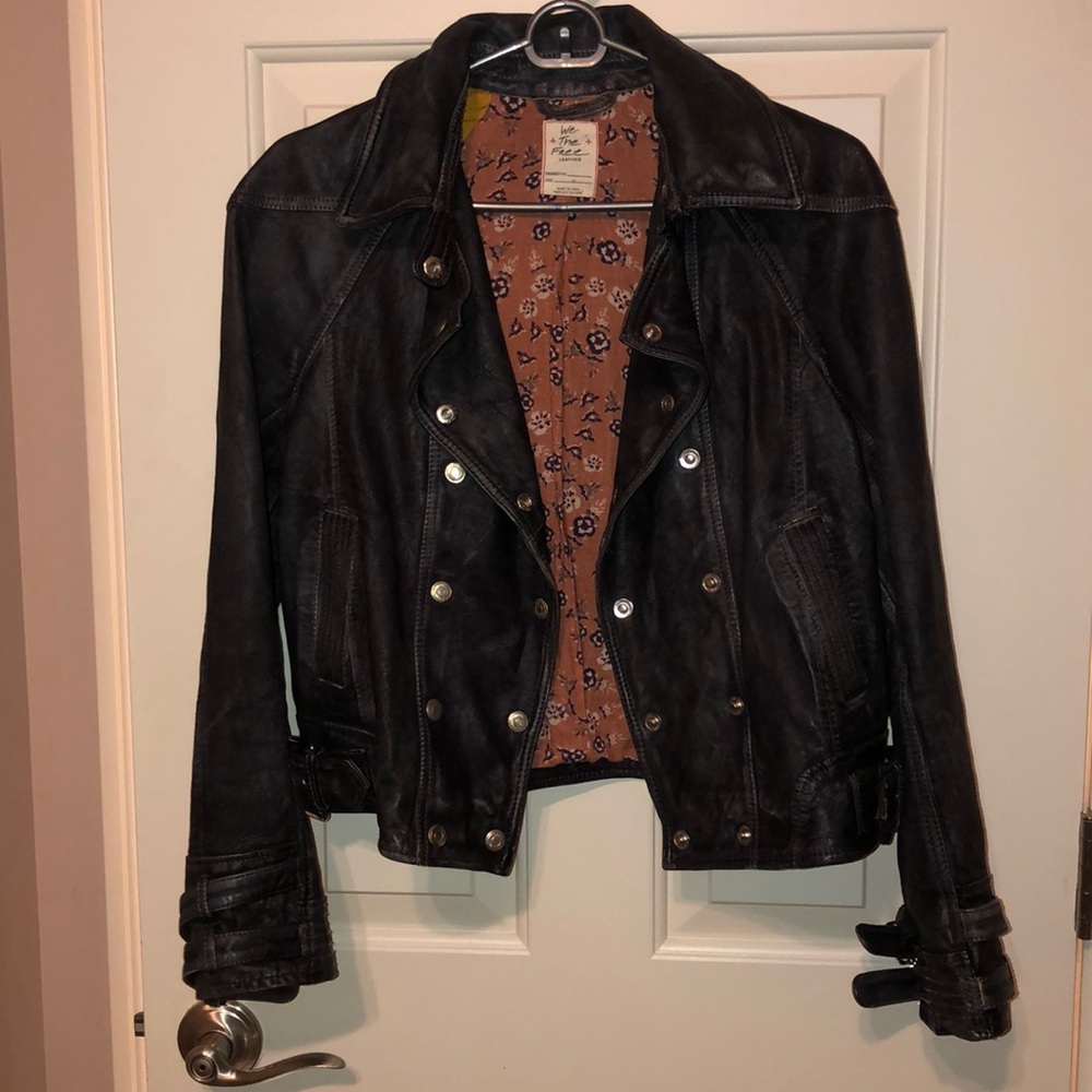 We The Free Leather Jacket